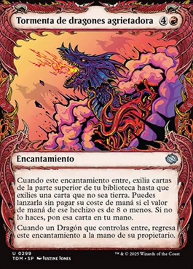 Tormenta de dragones agrietadora (Tarkir: Dragonstorm) - Magic: The Gathering in TCG Land