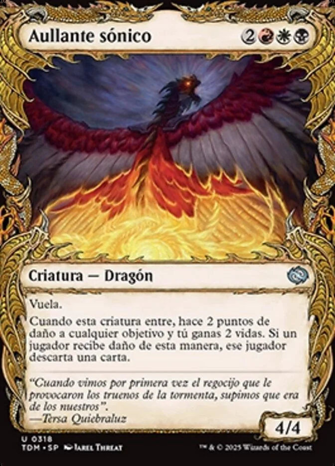 Aullante sónico (Tarkir: Dragonstorm) - Magic: The Gathering in TCG Land México