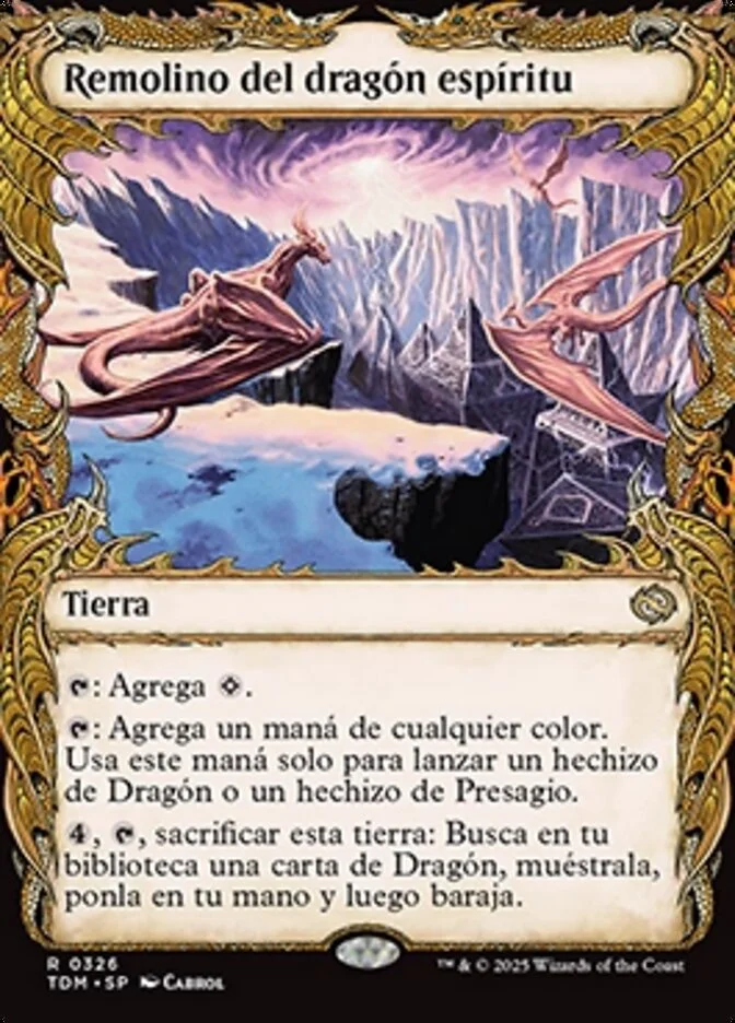 Remolino del dragón espíritu (Tarkir: Dragonstorm) - Magic: The Gathering in TCG Land México
