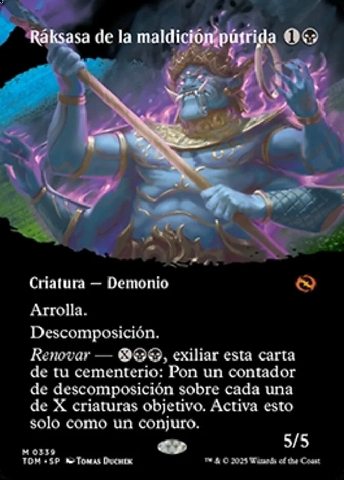 Ráksasa de la maldición pútrida (Tarkir: Dragonstorm) - Magic: The Gathering in TCG Land