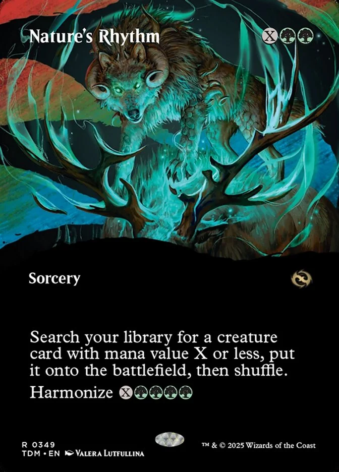 Nature's Rhythm (Tarkir: Dragonstorm) - Magic: The Gathering in TCG Land
