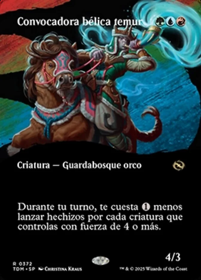 Convocadora bélica temur (Tarkir: Dragonstorm) - Magic: The Gathering in TCG Land México