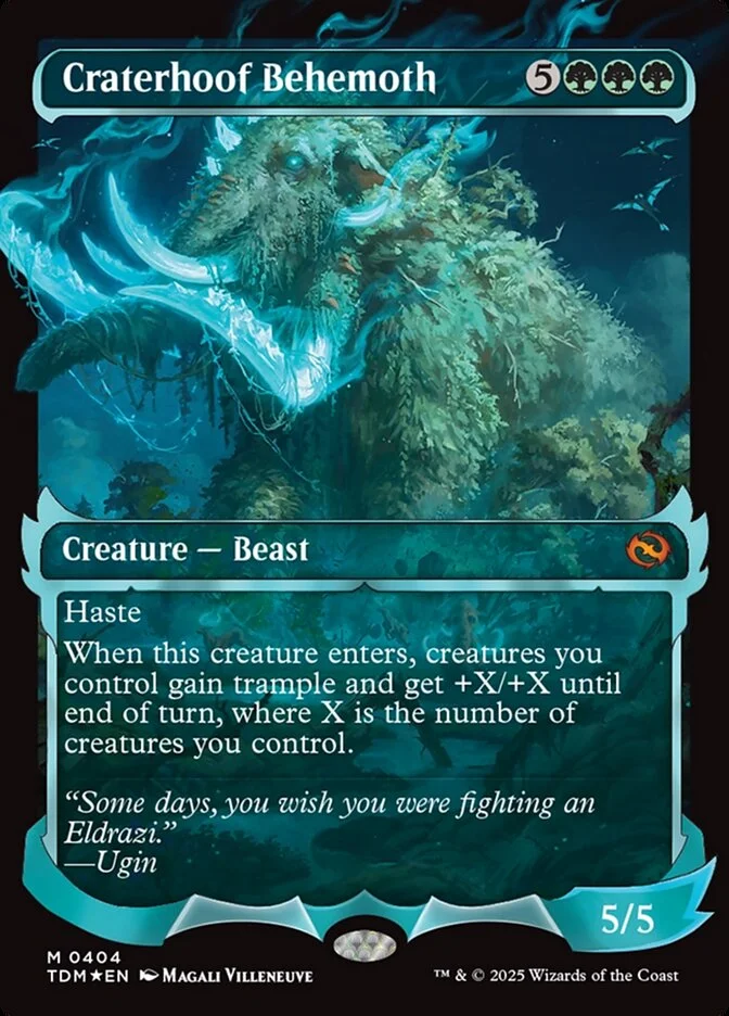 Craterhoof Behemoth (Tarkir: Dragonstorm) - Magic: The Gathering in TCG Land