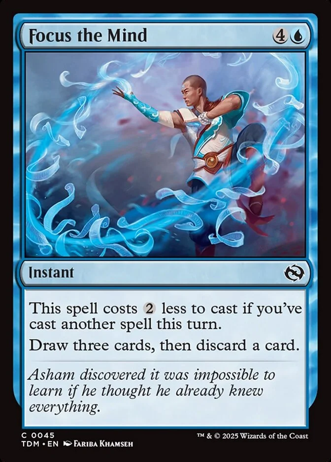 Focus the Mind (Tarkir: Dragonstorm) - Magic: The Gathering in TCG Land