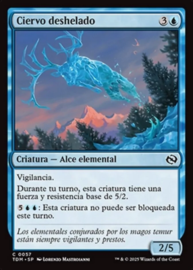 Ciervo deshelado (Tarkir: Dragonstorm) - Magic: The Gathering in TCG Land