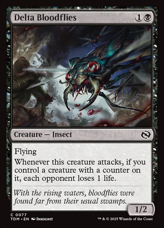 Delta Bloodflies (Tarkir: Dragonstorm) - Magic: The Gathering in TCG Land