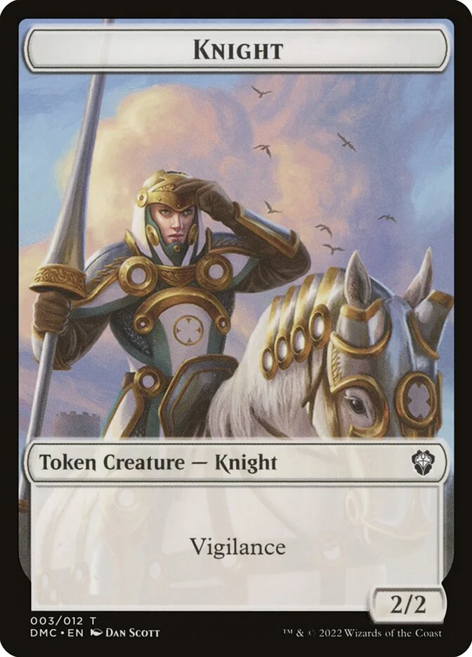 Knight (Dominaria United Commander Tokens) - Magic: The Gathering in TCG Land México