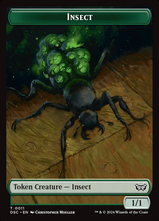Insect (Duskmourn Commander Tokens) - Magic: The Gathering in TCG Land