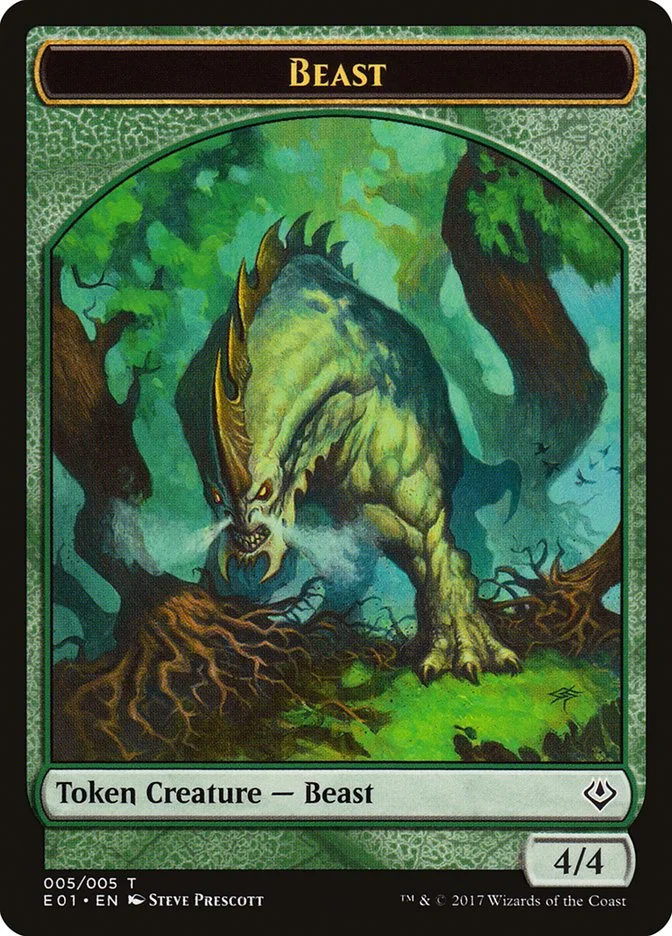 Beast (Archenemy: Nicol Bolas Tokens) - Magic: The Gathering in TCG Land México