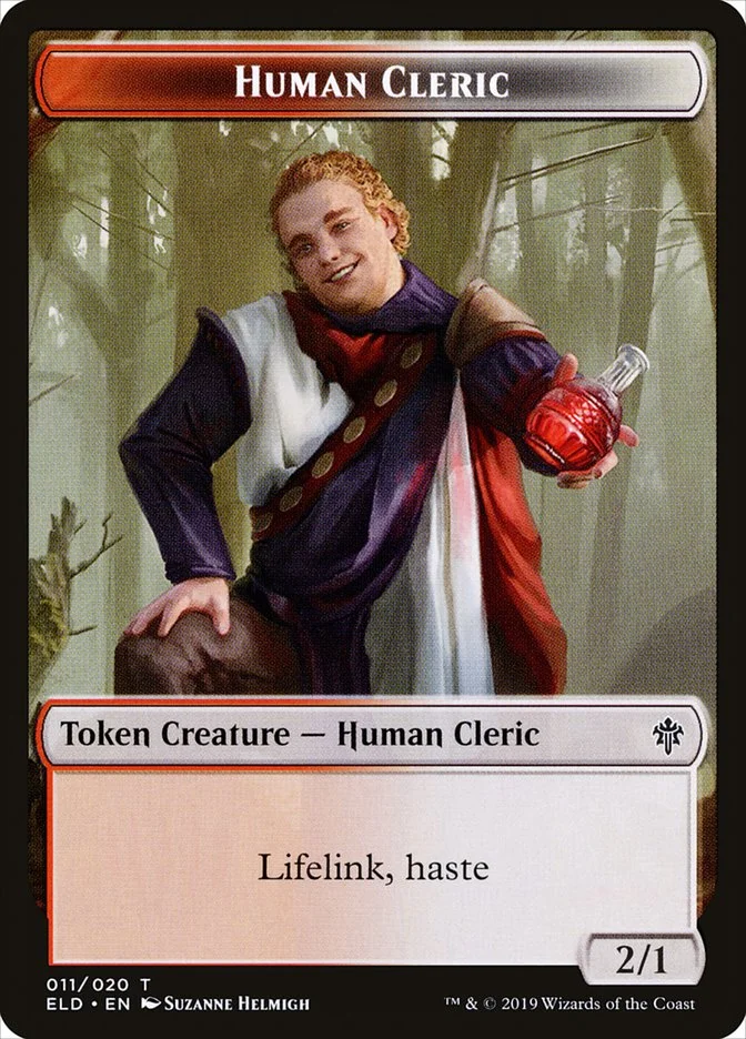 Human Cleric (Throne of Eldraine Tokens) - Magic: The Gathering in TCG Land México