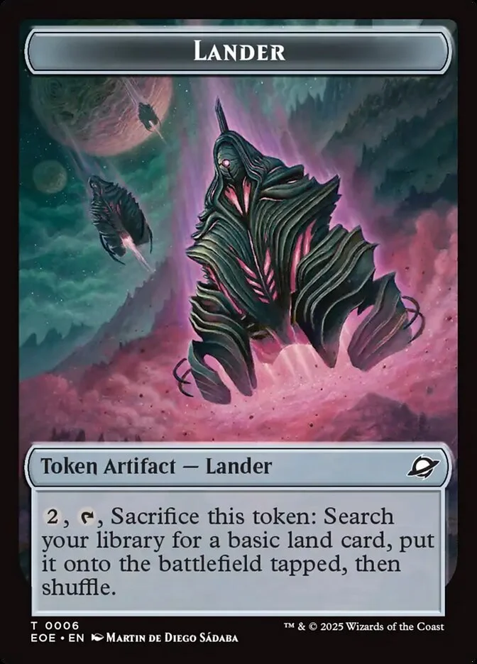 Lander (Edge of Eternities Tokens) - Magic: The Gathering in TCG Land México