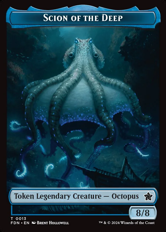 Scion of the Deep (Foundations Tokens) - Magic: The Gathering in TCG Land México