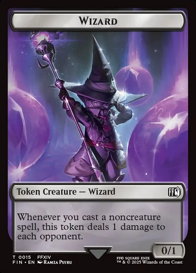 Wizard (Final Fantasy Tokens) - Magic: The Gathering in TCG Land