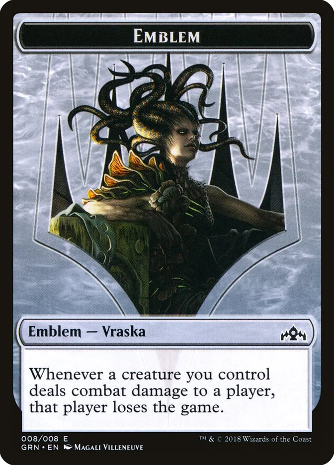 Vraska, Golgari Queen Emblem (Guilds of Ravnica Tokens) - Magic: The Gathering in TCG Land