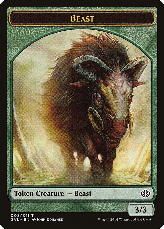 Beast (Duel Decks Anthology: Garruk vs. Liliana Tokens) - Magic: The Gathering in TCG Land