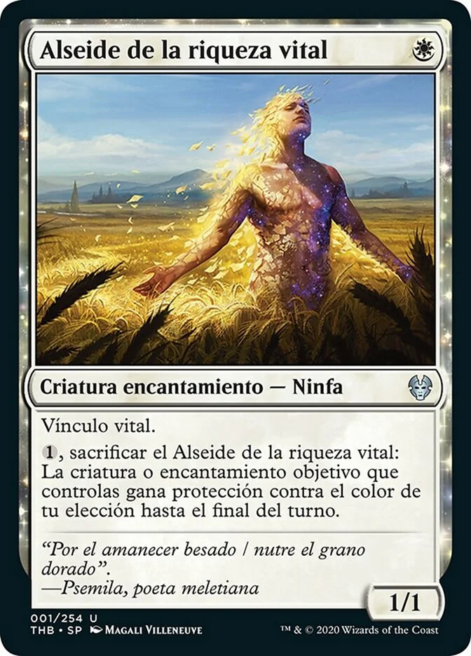 Alseide de la riqueza vital (Theros Beyond Death) - Magic: The Gathering in TCG Land
