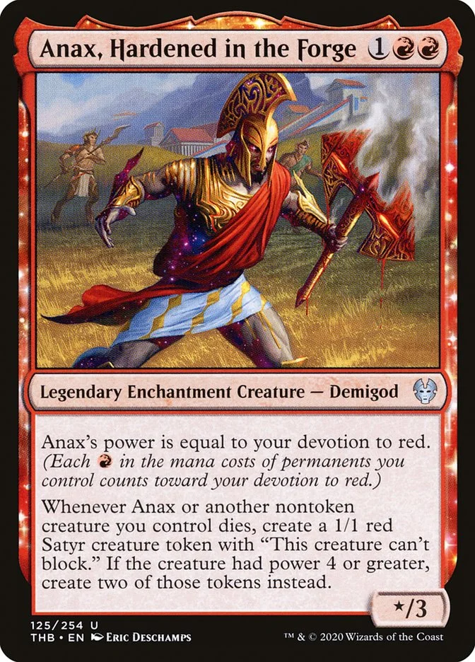 Anax, Hardened in the Forge (Theros Beyond Death) - Magic: The Gathering in TCG Land