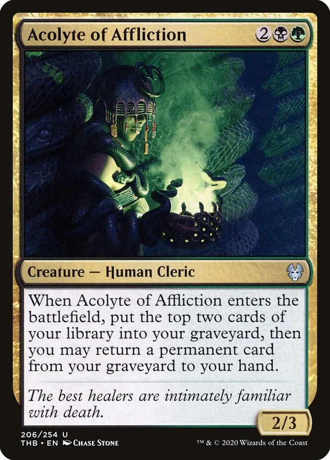 Acolyte of Affliction (Theros Beyond Death) - Magic: The Gathering in TCG Land