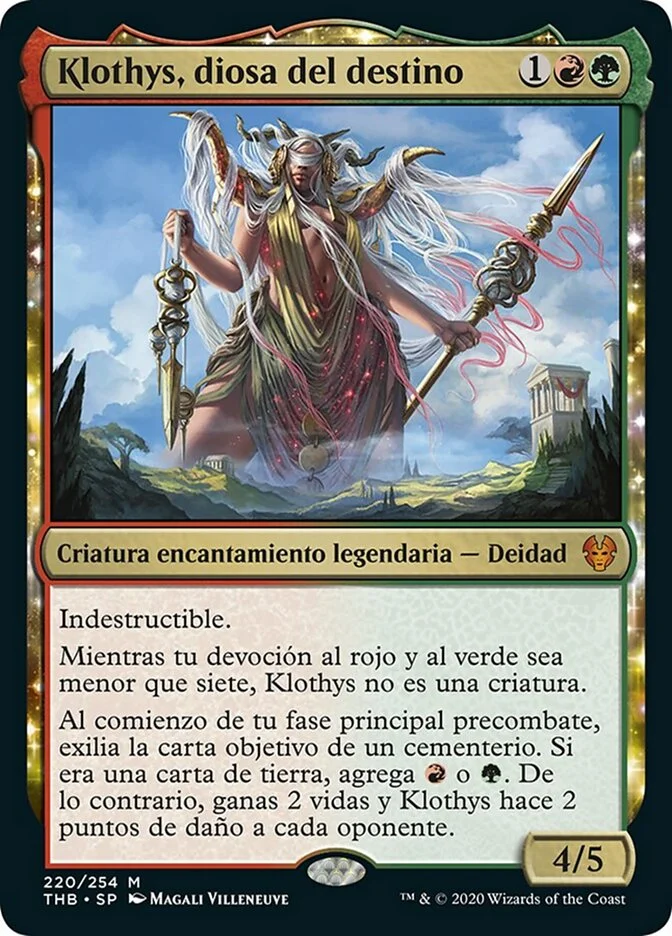 Klothys, diosa del destino (Theros Beyond Death) - Magic: The Gathering in TCG Land México