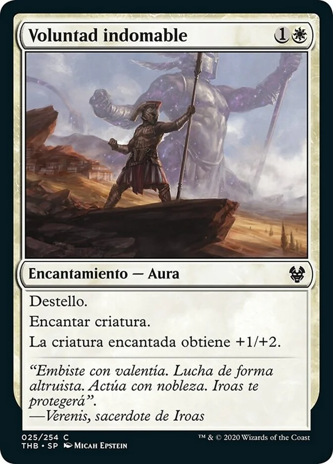 Voluntad indomable (Theros Beyond Death) - Magic: The Gathering in TCG Land