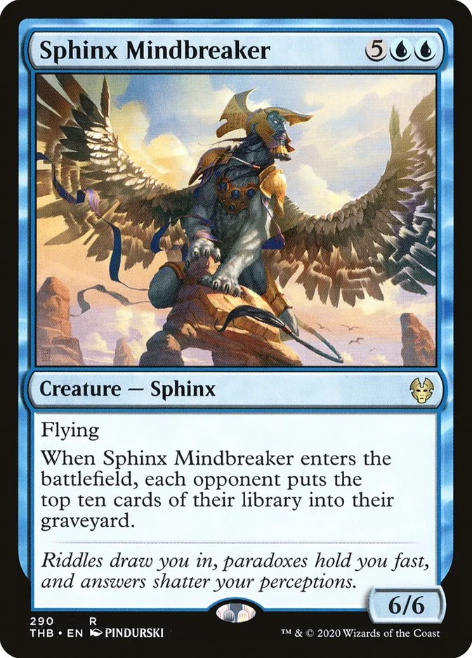 Sphinx Mindbreaker (Theros Beyond Death) - Magic: The Gathering in TCG Land