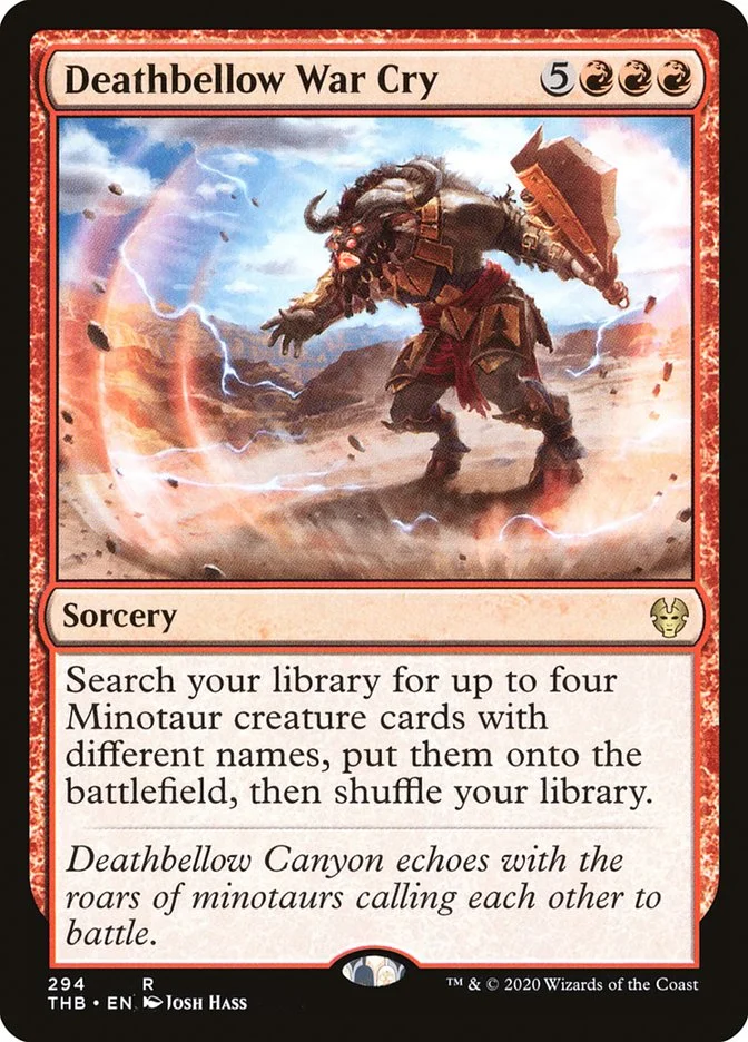 Deathbellow War Cry (Theros Beyond Death) - Magic: The Gathering in TCG Land