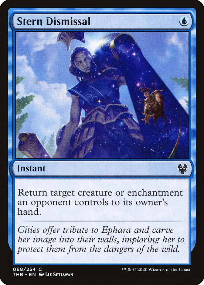 Stern Dismissal (Theros Beyond Death) - Magic: The Gathering in TCG Land México