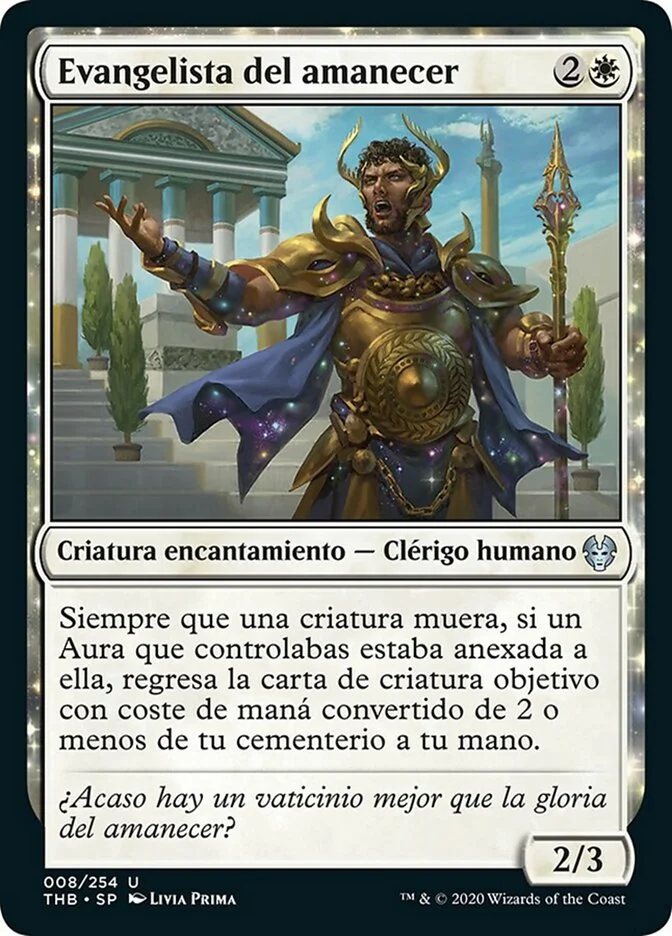 Evangelista del amanecer (Theros Beyond Death) - Magic: The Gathering in TCG Land