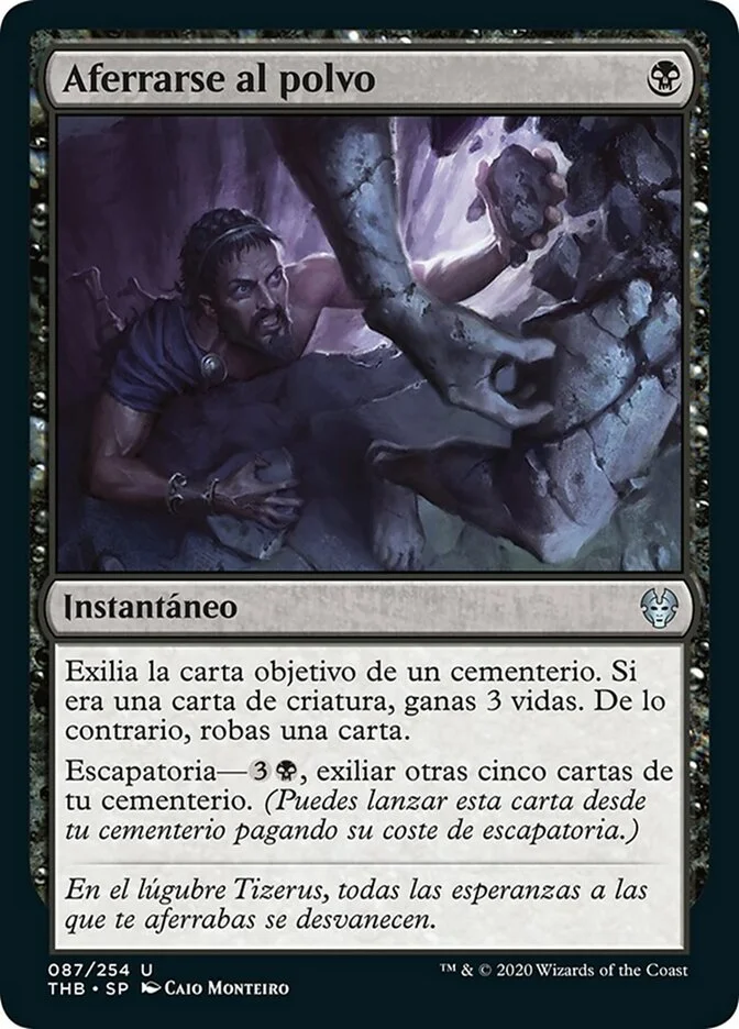 Aferrarse al polvo (Theros Beyond Death) - Magic: The Gathering in TCG Land