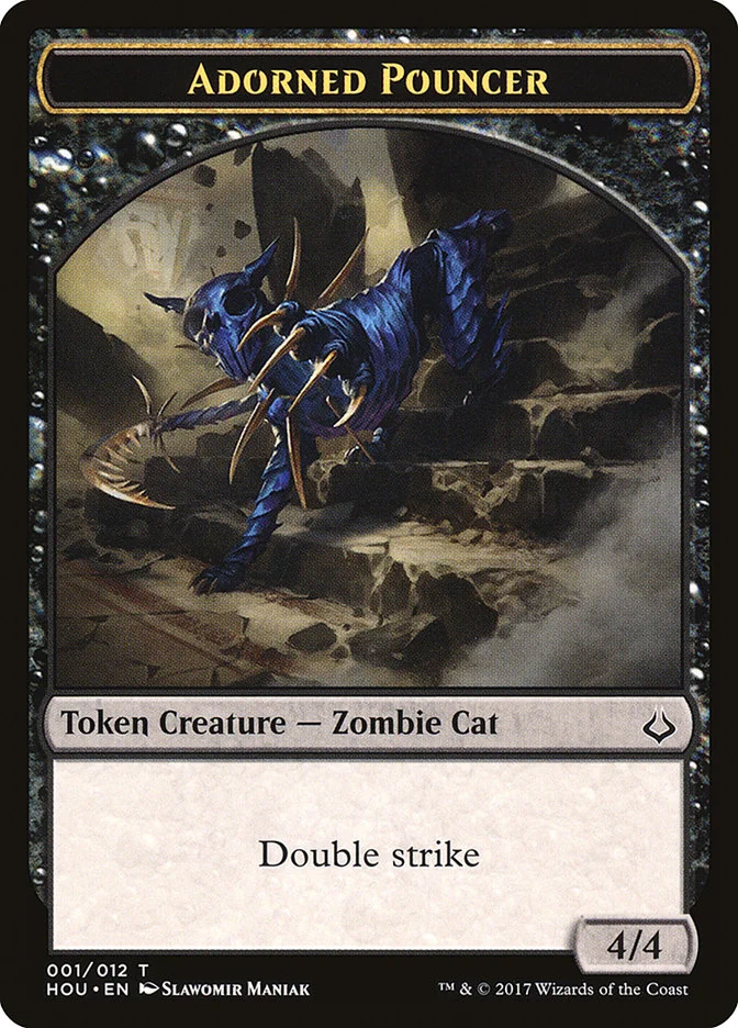 Adorned Pouncer (Hour of Devastation Tokens) - Magic: The Gathering in TCG Land