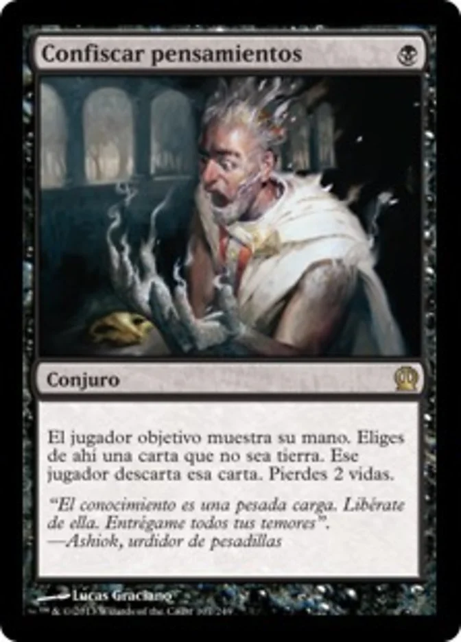 Confiscar pensamientos (Theros) - Magic: The Gathering in TCG Land