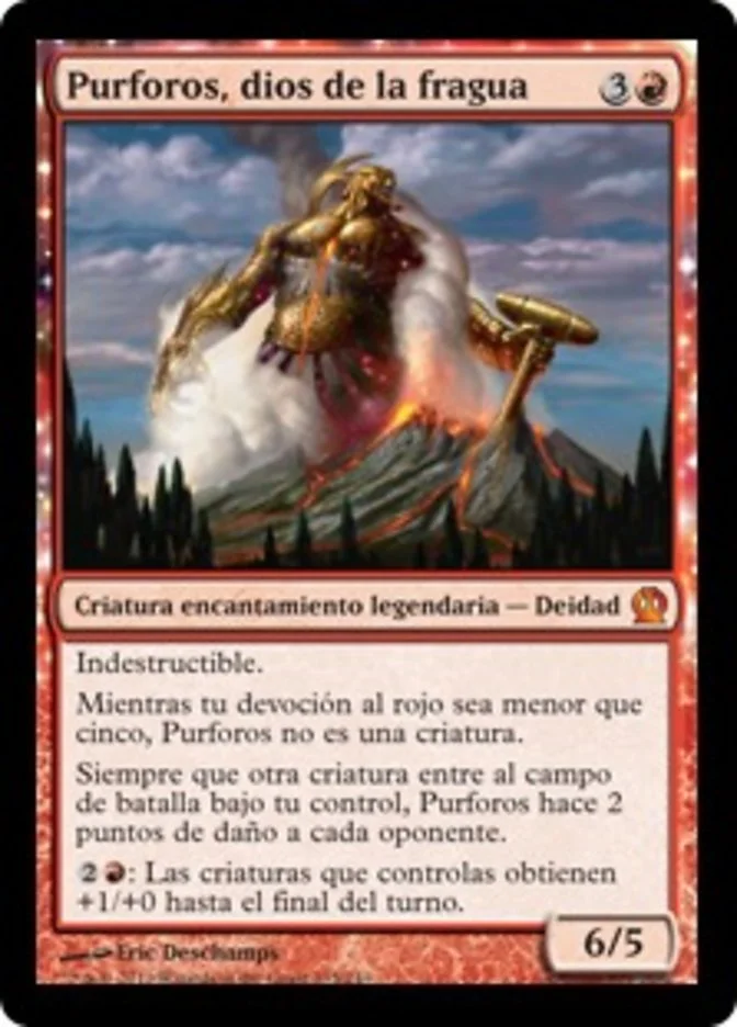 Purforos, dios de la fragua (Theros) - Magic: The Gathering in TCG Land