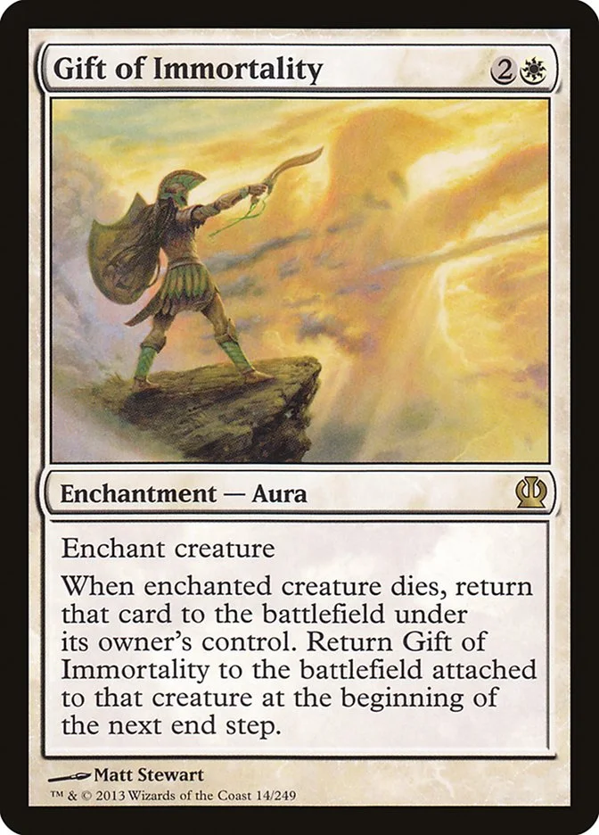 Gift of Immortality (Theros) - Magic: The Gathering in TCG Land