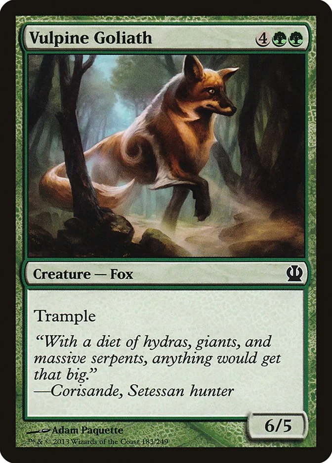 Vulpine Goliath (Theros) - Magic: The Gathering in TCG Land