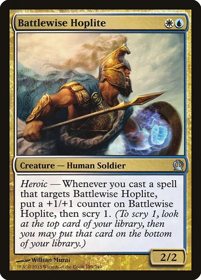 Battlewise Hoplite (Theros) - Magic: The Gathering in TCG Land