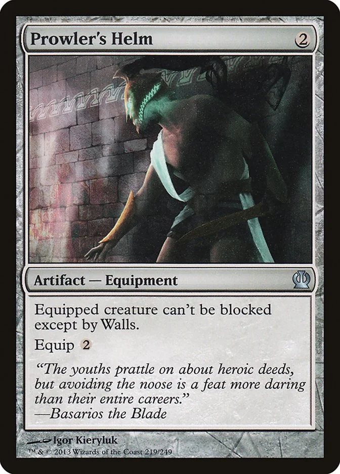 Prowler's Helm (Theros) - Magic: The Gathering in TCG Land