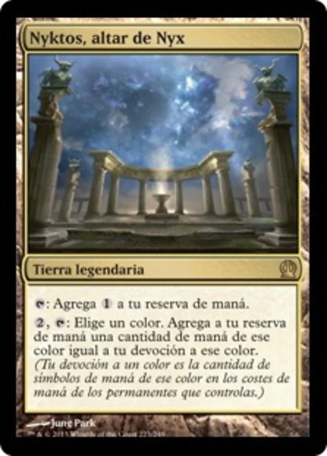 Nyktos, altar de Nyx (Theros) - Magic: The Gathering in TCG Land