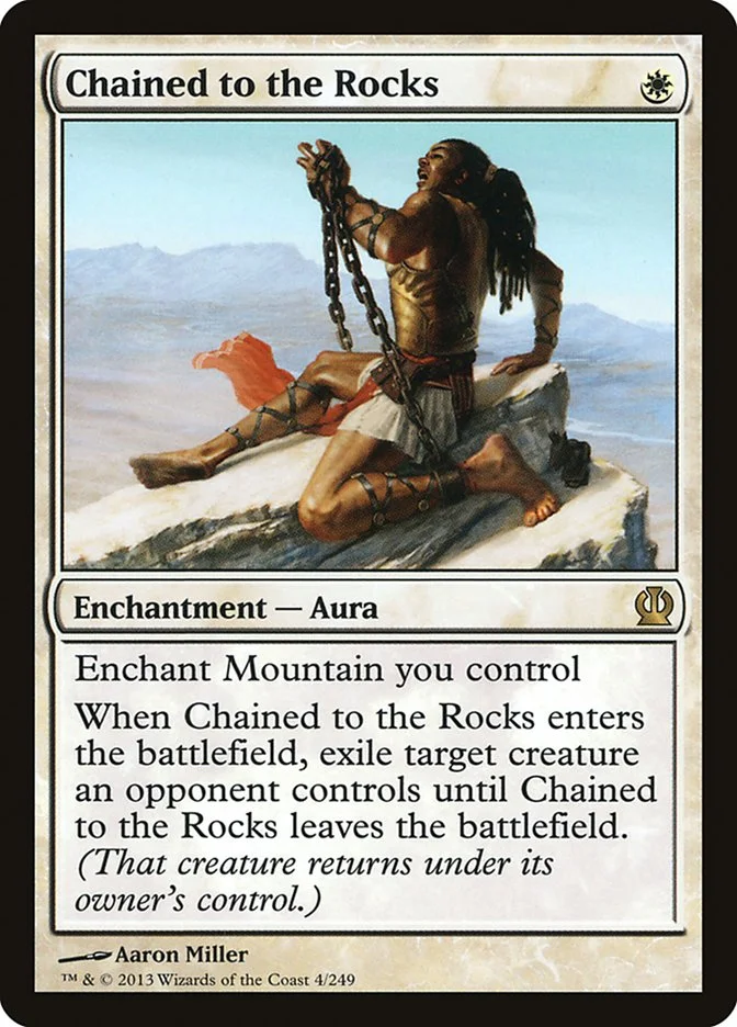 Chained to the Rocks (Theros) - Magic: The Gathering in TCG Land México