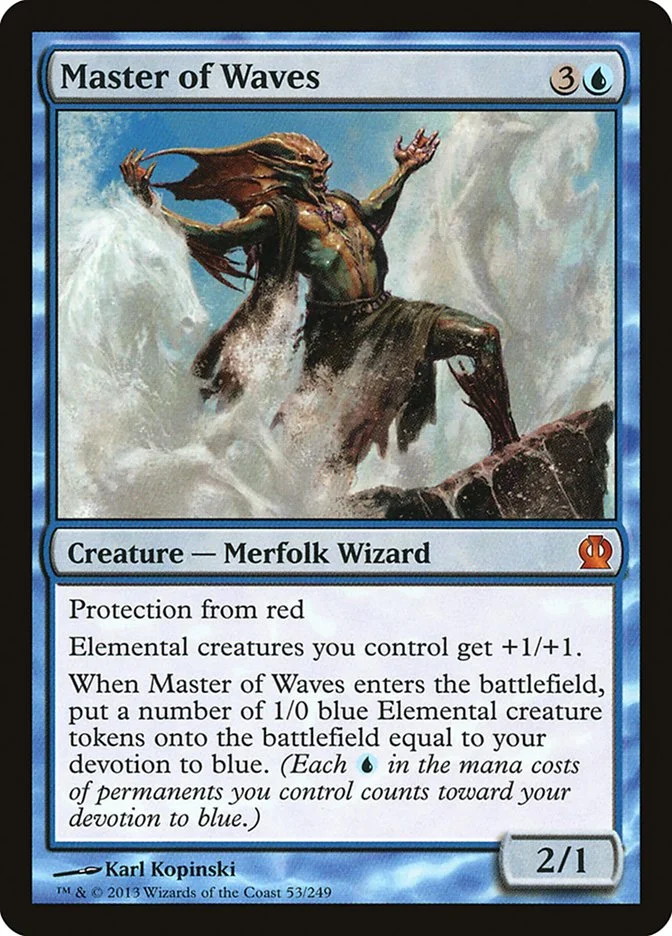 Master of Waves (Theros) - Magic: The Gathering in TCG Land