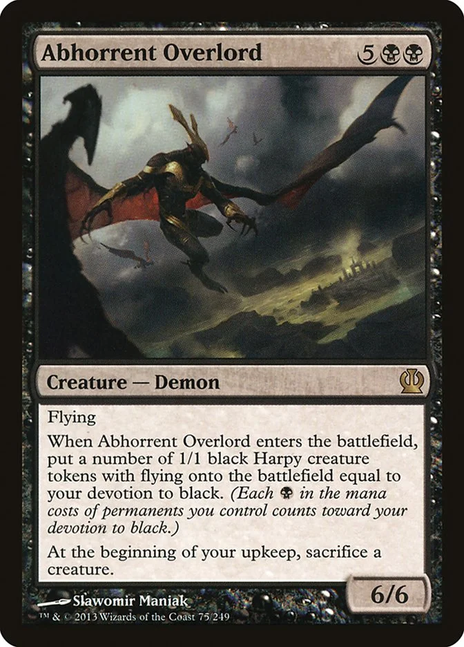 Abhorrent Overlord (Theros) - Magic: The Gathering in TCG Land