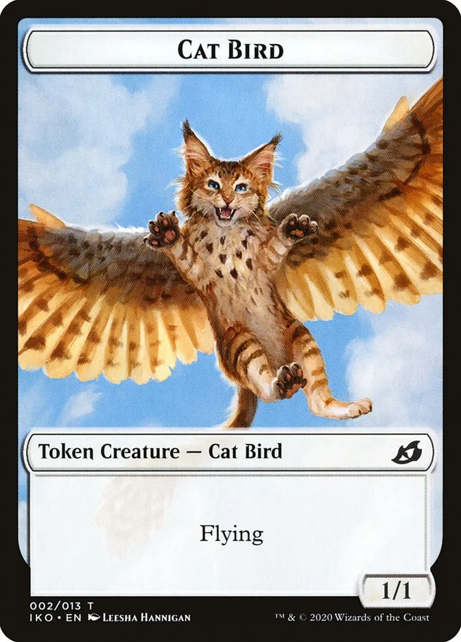 Cat Bird (Ikoria: Lair of Behemoths Tokens) - Magic: The Gathering in TCG Land México