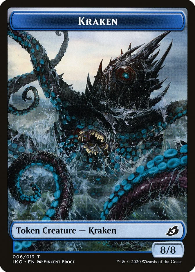 Kraken (Ikoria: Lair of Behemoths Tokens) - Magic: The Gathering in TCG Land México