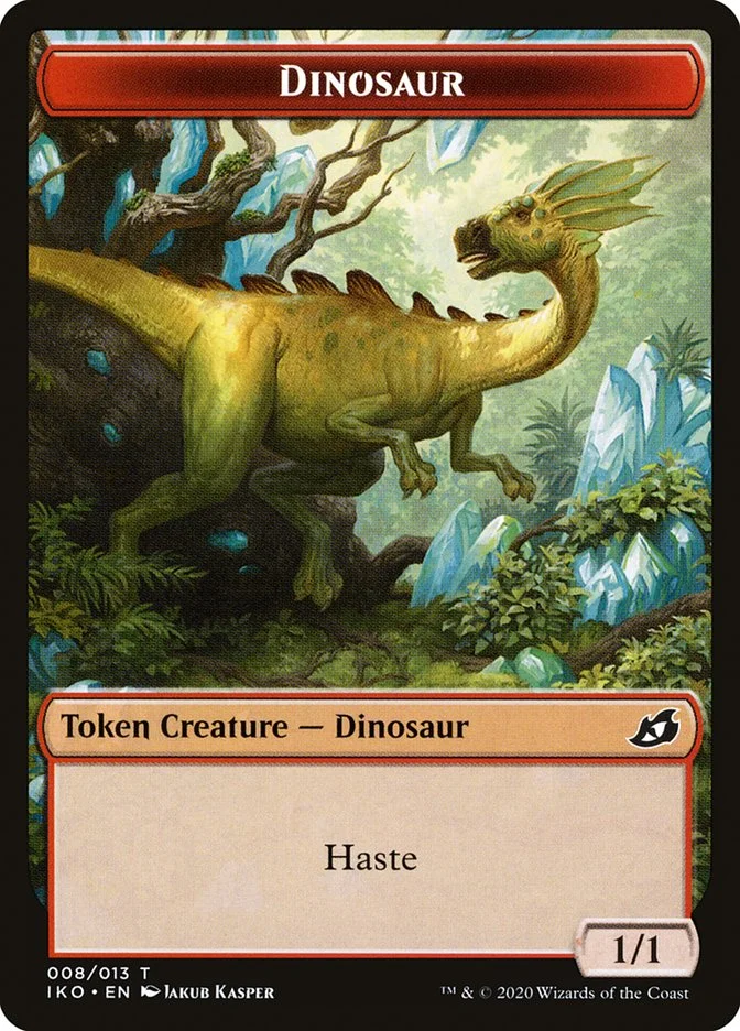 Dinosaur (Ikoria: Lair of Behemoths Tokens) - Magic: The Gathering in TCG Land México