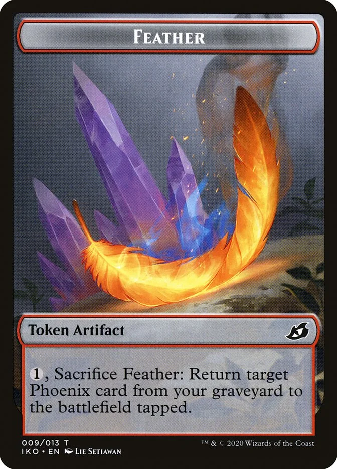 Feather (Ikoria: Lair of Behemoths Tokens) - Magic: The Gathering in TCG Land México