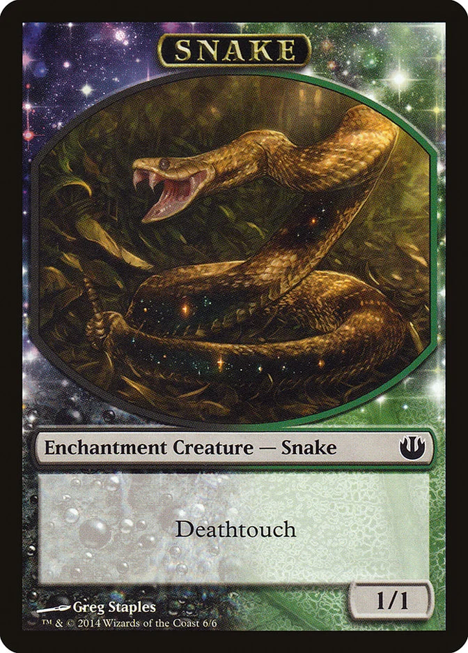 Snake (Journey into Nyx Tokens) - Magic: The Gathering in TCG Land México