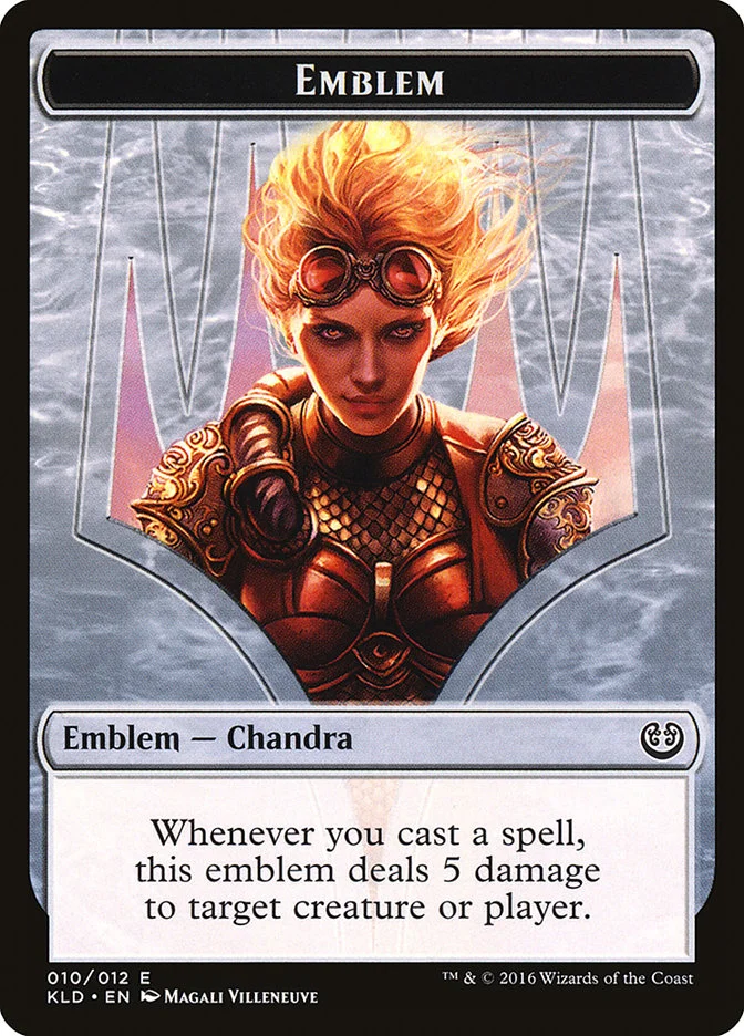 Chandra, Torch of Defiance Emblem (Kaladesh Tokens) - Magic: The Gathering in TCG Land