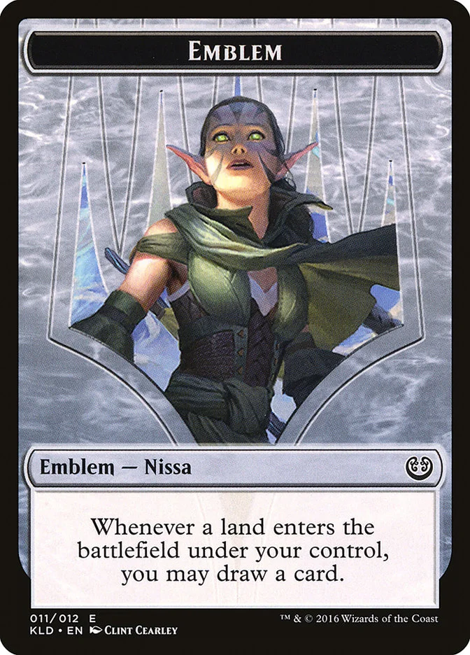 Nissa, Vital Force Emblem (Kaladesh Tokens) - Magic: The Gathering in TCG Land