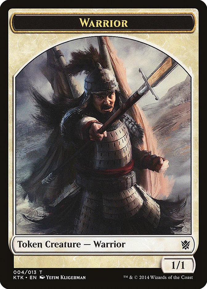 Warrior (Khans of Tarkir Tokens) - Magic: The Gathering in TCG Land