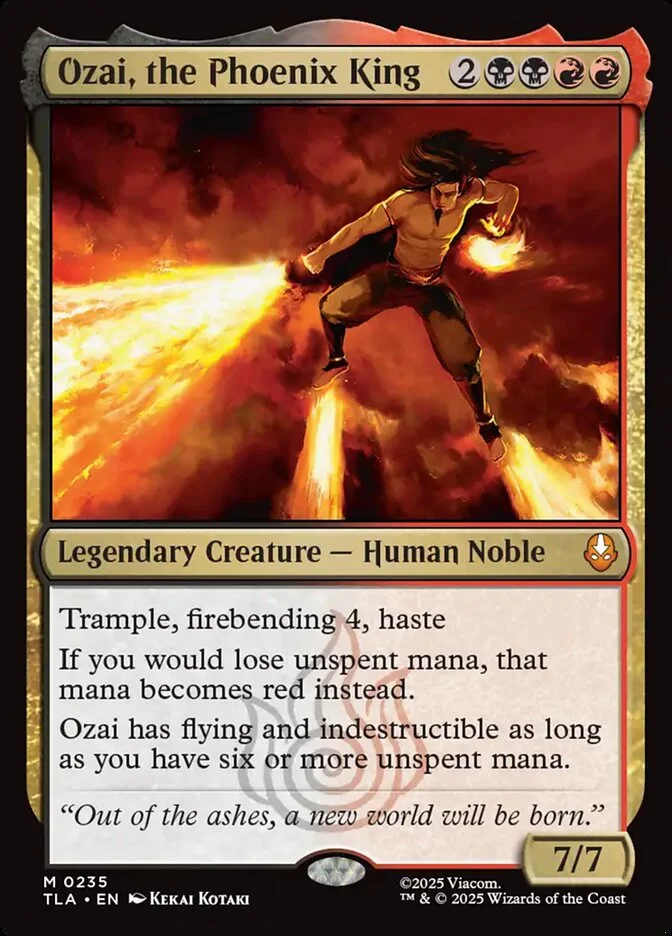 Ozai, the Phoenix King (Avatar: The Last Airbender) - Magic: The Gathering in TCG Land México