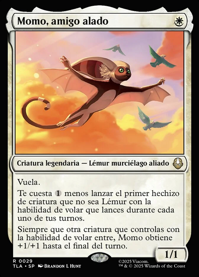 Momo, amigo alado (Avatar: The Last Airbender) - Magic: The Gathering in TCG Land México